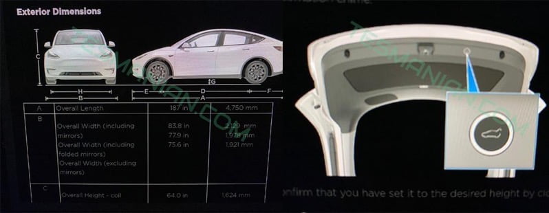 Tesla model y specs