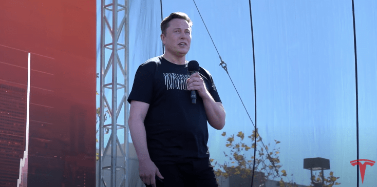 Elon musk battery day hero