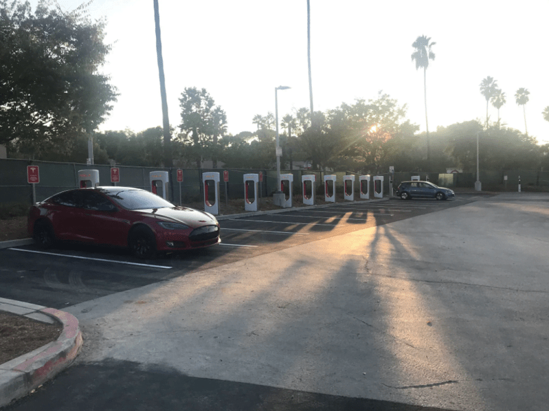Simi valley tesla supercharger