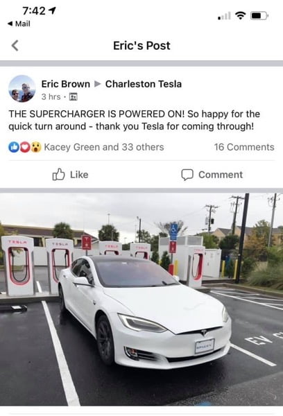 Charleston facebook supercharger