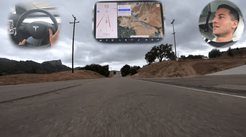 Tesla full self driving edna valley