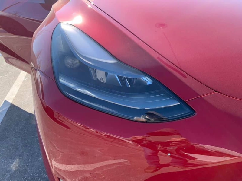 Tesla Model Y with New Headlights Delivering in Canada