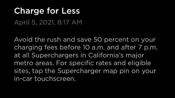 Charge for less
