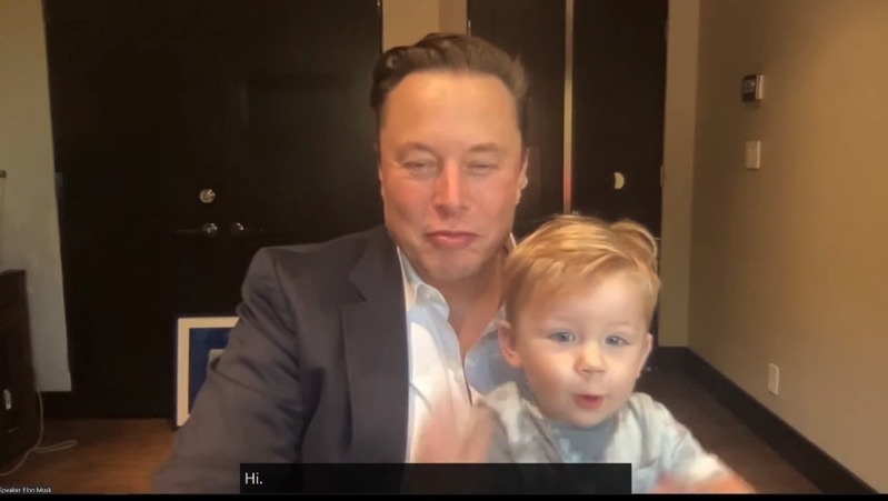 Elon musk x baby