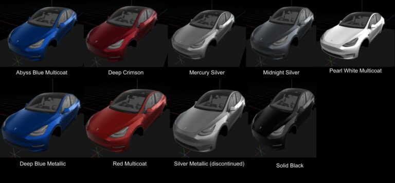 here are renders of new tesla colors ing from giga berlin pics