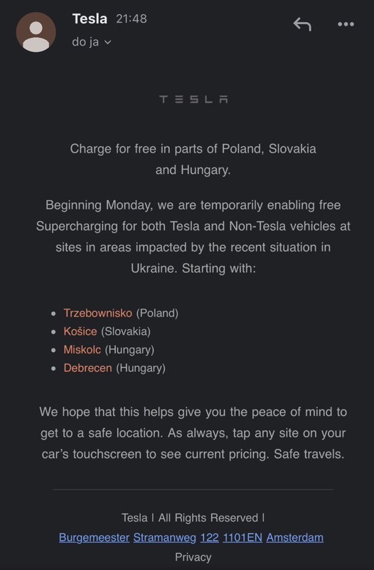 Free supercharging ukraine