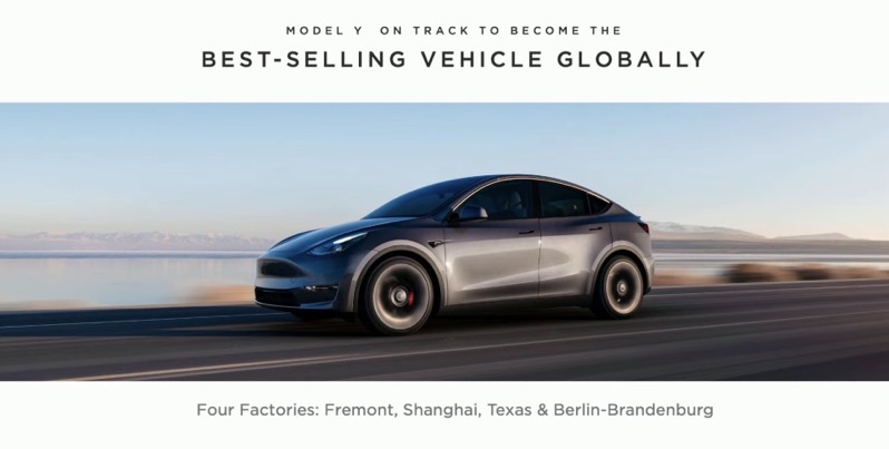 model y best-selling car globally