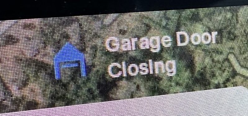 garage door closing myq