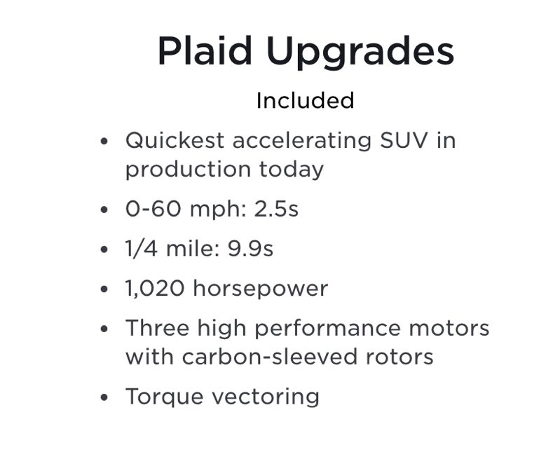 model s/x plaid upgrades