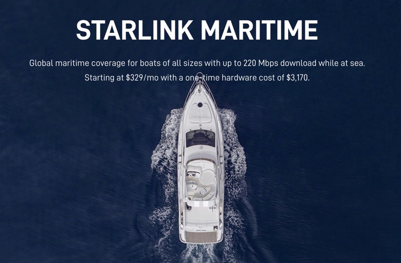 starlink maritime all boats