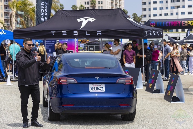 Tesla at Electrify Expo Long Beach