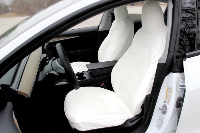 Tesla Model Y3 seat covers white 1
