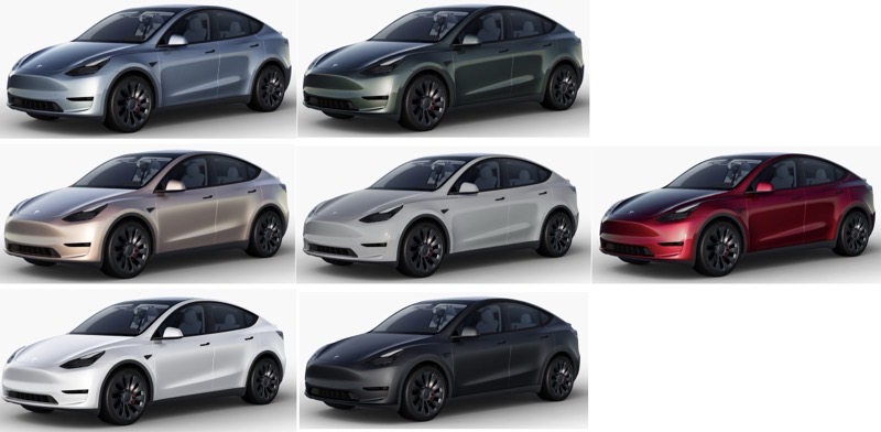 Tesla offers OEM wraps for Model Y and Model 3 in seven colors, starting  from California - Tesla Oracle