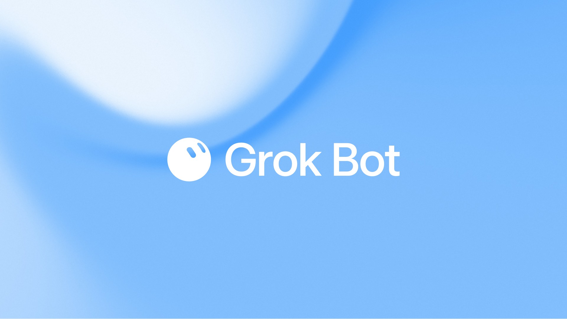 featured-1920x1080 | TeslaNorth.com Grok Bot logo and wordmark on a blue gradient background